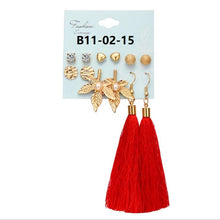 Load image into Gallery viewer, Boho Drop Dangle Long Tassel Earrings tassel earrings flower earring stud free shipping