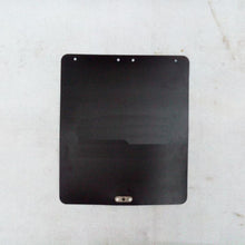 تحميل الصورة في عارض المعرض، Square black mud flap panel with corner mounting holes and center mounting tab