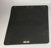 تحميل الصورة في عارض المعرض، Black mud flap panel with mounting tab and pre-drilled hole pattern