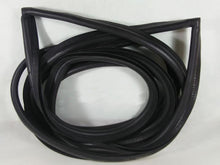Załaduj obraz do przeglądarki galerii, Rear door sealing strip gasket, black rubber loop with U-shaped profile
