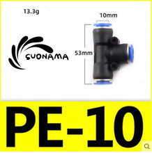 Load image into Gallery viewer, Pneumatic Straight Air Quick Fittings Pipe Joint Coupling 4/6/8/10/12/14/16mm