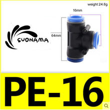Load image into Gallery viewer, Pneumatic Straight Air Quick Fittings Pipe Joint Coupling 4/6/8/10/12/14/16mm