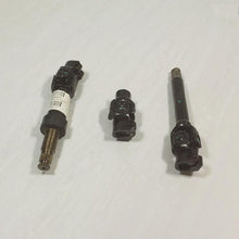 Charger l'image dans la galerie, Steering shaft universal joint assembly parts: labeled shaft, joint, and output shaft