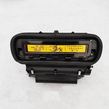 Charger l'image dans la galerie, Black heater body assembly with open housing and yellow warning label