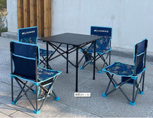 Load image into Gallery viewer, Portable Folding Chair Heavy Duty Fishing Chair with Side Pocket and Strap Carrying Bag Compact, Convenient Outdoor Chair for Hiking, Fishing and Camping