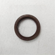 Załaduj obraz do przeglądarki galerii, Second shaft oil seal, brown rubber ring with sealing lip and inner bore