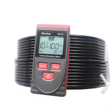 Carregar imagem no visualizador da galeria, Black PU air compressor hose coil with a surface resistance meter in front