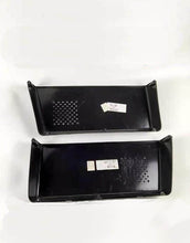 Charger l'image dans la galerie, Black front door file box insert, two open trays showing perforations and barcode labels