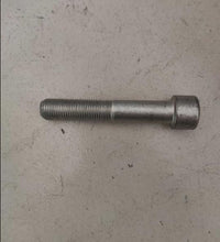 Charger l'image dans la galerie, Steel front ball cage fixing bolt with threaded shaft and hex head, unpainted silver
