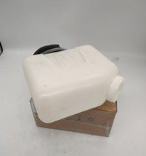 Carica l'immagine nel visualizzatore di Gallery, White washing tank reservoir with black cap and hose, side view