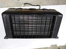 Charger l'image dans la galerie, Black auxiliary air heater with front grille and radiator-style fin panel