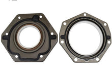 Charger l'image dans la galerie, Crankshaft oil seal set with housing plates, black rubber seal ring and mounting holes