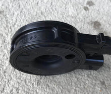 Cargar imagen en el visor de la Galería, Black fuel heater filter cap with embossed markings and attached housing