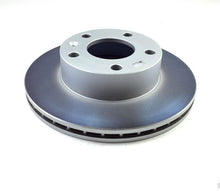 Cargar imagen en el visor de la Galería, Vented brake disc rotor, blue-grey coated with drilled bolt holes and center hub