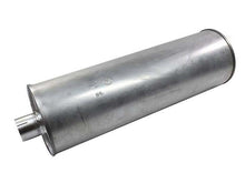 Charger l'image dans la galerie, Metal exhaust silencer canister with circular inlet outlet flange
