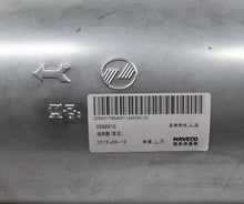 Charger l'image dans la galerie, Metal exhaust silencer end section with barcode label and vent markings