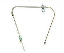 Charger l'image dans la galerie, Manual window regulator assembly with green metal rods and white mounting brackets