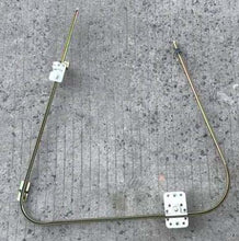 Charger l'image dans la galerie, Manual window regulator assembly with green cable arms and two white lift brackets