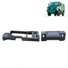Carregar imagem no visualizador da galeria, Dark gray dashboard trim panel with central display opening and button on left