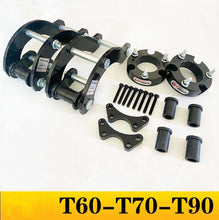 Charger l'image dans la galerie, 2-inch lift kit parts set with black brackets, rods, and mounting hardware