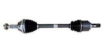 Charger l'image dans la galerie, Front drive shaft assembly with black rubber boots and metal CV joints