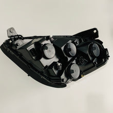 Cargar imagen en el visor de la Galería, Front headlight housing assembly, black backplate with round reflector housings