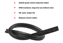 Charger l'image dans la galerie, Car windscreen wiper blade insert rubber strip refill, long black flexible strip