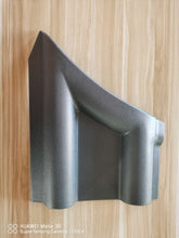 Charger l'image dans la galerie, Front bumper plastic sheet, dark gray textured panel with curved edges