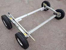 Charger l'image dans la galerie, Large-wheel car rescue carrier dolly frame with four pneumatic tires
