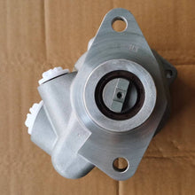 Cargar imagen en el visor de la Galería, Hydraulic power steering pump with front seal opening and gray metal mounting bracket