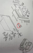 Charger l'image dans la galerie, Exploded diagram of interior handle assembly, circled component