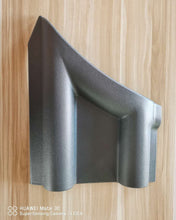 Charger l'image dans la galerie, Front bumper plastic sheet, dark gray curved plastic cover panel