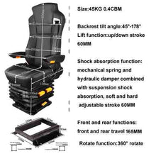 Load image into Gallery viewer, driver seat modification suspension shock absorption seat for daily 4x2 4x4
