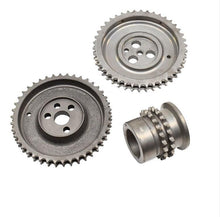 تحميل الصورة في عارض المعرض، Timing chain gear sprockets set with three metal components and toothed wheels