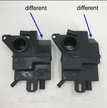 Charger l'image dans la galerie, Black respirator air valve assembly with circular intake opening and mounting bracket