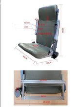 Load image into Gallery viewer, folding seat car folding seat folding chair wall mounted folding seat