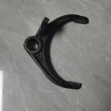تحميل الصورة في عارض المعرض، Black shift fork with round bushing hole, arched fork arms, and small tab