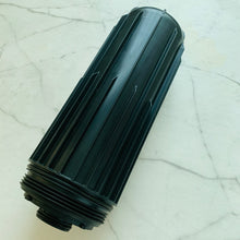 Charger l'image dans la galerie, Oil filter cartridge, dark green ribbed canister with threaded base