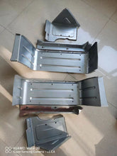 Cargar imagen en el visor de la Galería, Front door upper pedal bracket parts, silver metal with black sections