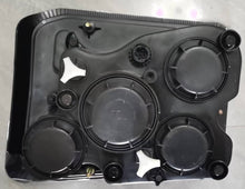 Cargar imagen en el visor de la Galería, Truck headlight rear cover with multiple round caps and center bulb socket