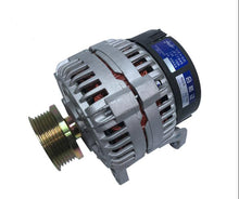تحميل الصورة في عارض المعرض، 12V alternator with side fins and bronze threaded inlet, angled view