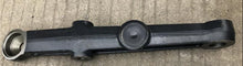 Cargar imagen en el visor de la Galería, Swing arm with round end bushing and central pivot cap, black steel bar