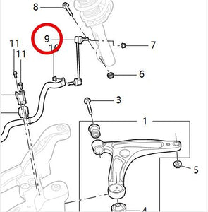 front stabilizer bar ball joint C00074815L C00101837R for maxus V90 EV90