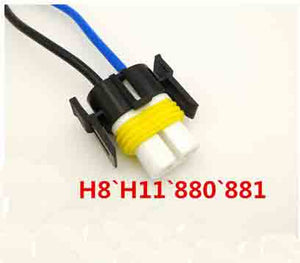 thermostability ceramic socket ceramic plug H1 H7 H4 9005 9006 relay