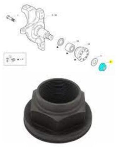 front hub nut 504166180 for Daily 35C 50C