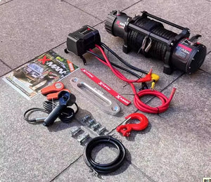 Modified anti-collision front bumper off-road rear bumper electric winch for daily 4x4 NJ2045