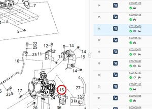 turbocharger C00185436 for maxus V90