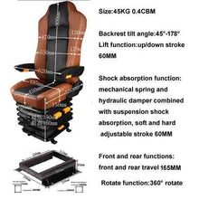 Load image into Gallery viewer, driver seat modification suspension shock absorption seat for daily 4x2 4x4

