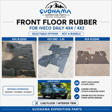 Load image into Gallery viewer, Front Floor Rubber 93931687 97242695 97254067 for Iveco Daily 4x4 by suonama
