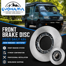 Görseli Galeri görüntüleyiciye yükleyin, Ön Fren Diski OEM 1906300 60173797 Iveco Daily 4x4 Satıcı için suonama
